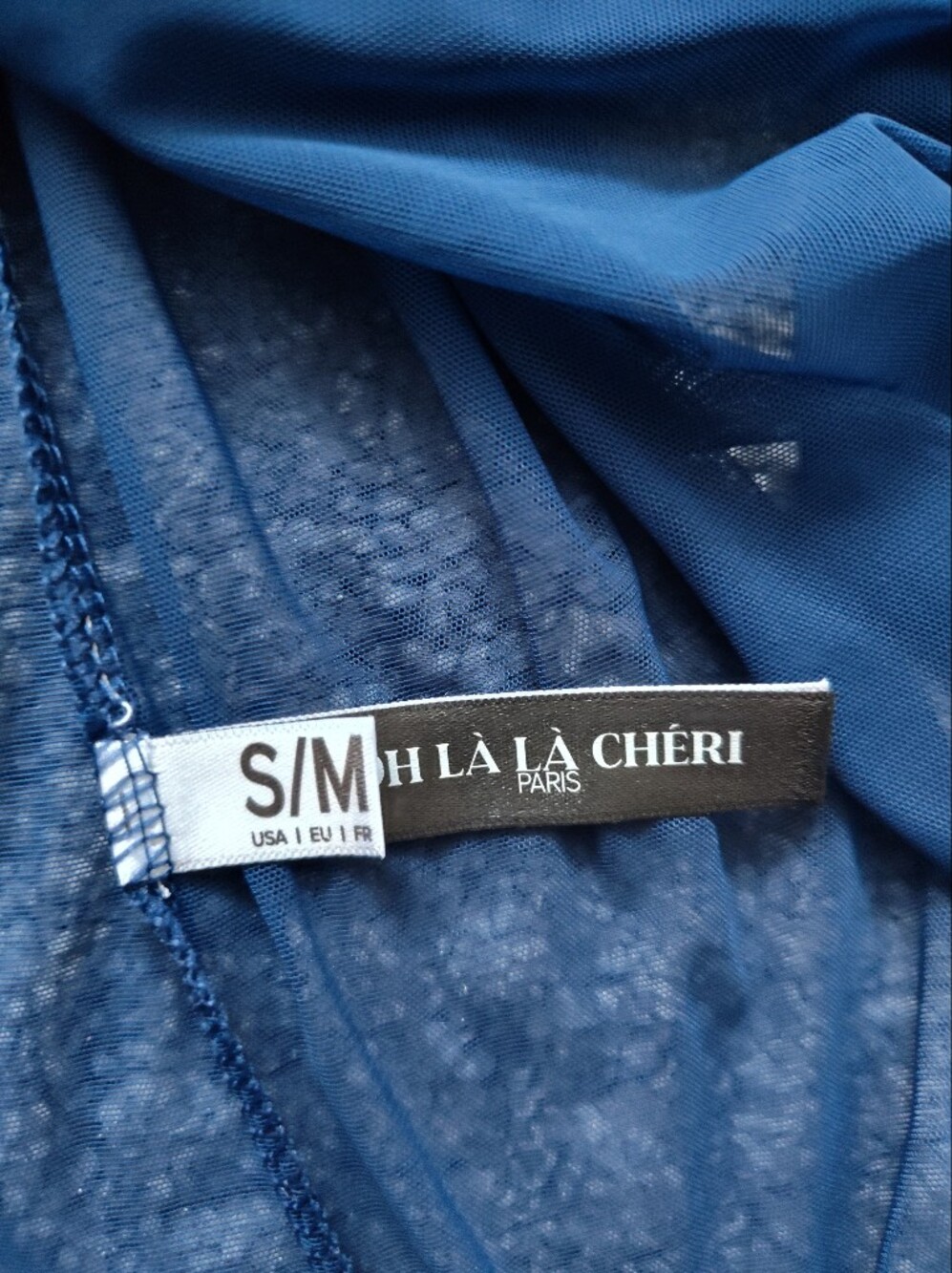 Lingerie Robe With Matching Thong - Picture 3 of 5